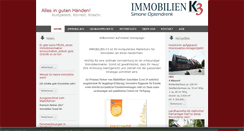 Desktop Screenshot of immobilien-k3.com